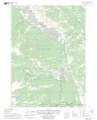 Ouzel Falls, WY FSTopo Legacy Preview 1