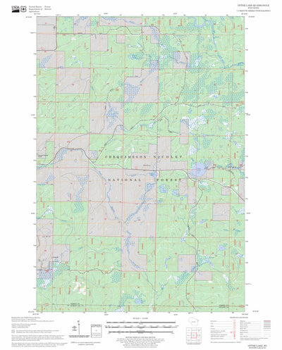 Otter Lake, WI FSTopo Legacy Preview 1