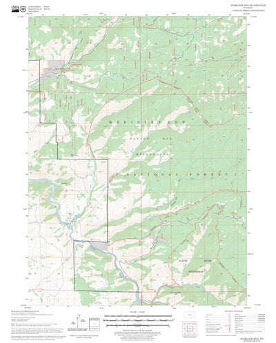 Overlook Hill, WY FSTopo Legacy Preview 1