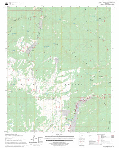 Oxbow Mountain, AZ FSTopo Legacy Preview 1