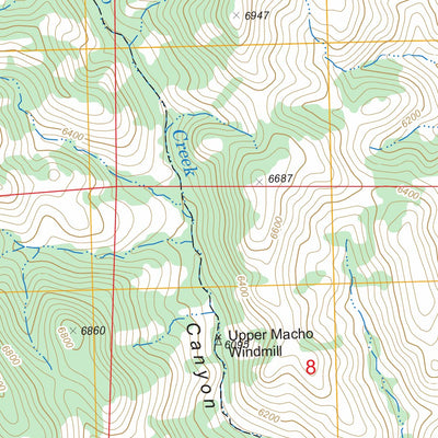 P A Mountain, NM FSTopo Legacy Preview 3