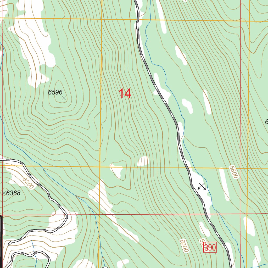 Paddy Flat, ID FSTopo Legacy Map by US Forest Service - Topo | Avenza Maps