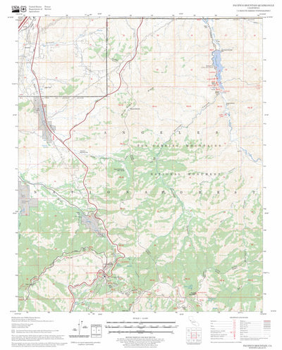 Pacifico Mountain, CA FSTopo Legacy Preview 1