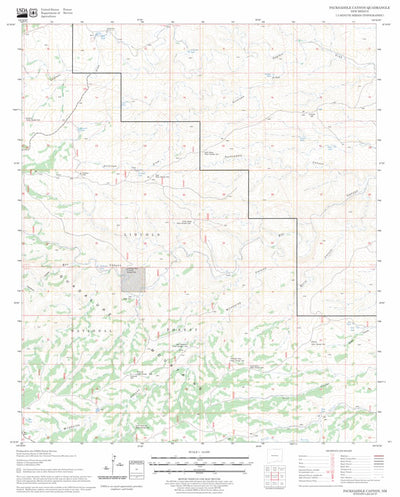 Packsaddle Canyon, NM FSTopo Legacy Preview 1