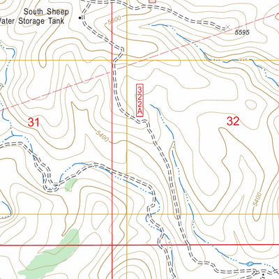 Packsaddle Canyon, NM FSTopo Legacy Preview 2