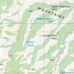 Pajarito Peak, AZ FSTopo Legacy Preview 3