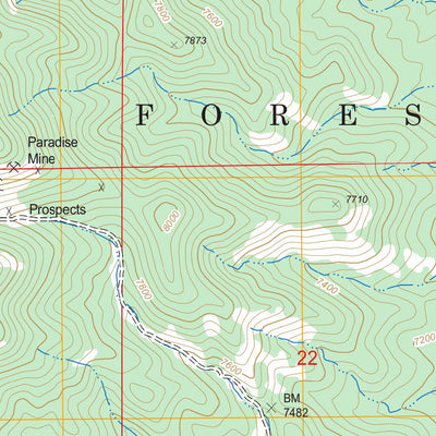 Paradise Peak, NV FSTopo Legacy Preview 2