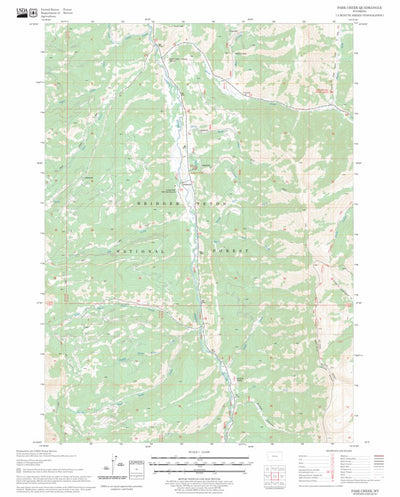 Park Creek, WY FSTopo Legacy Preview 1