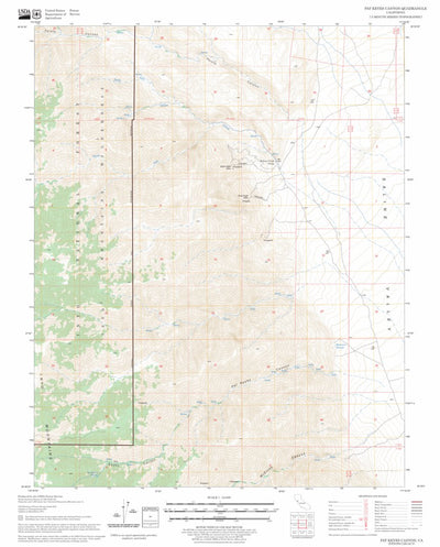 Pat Keyes Canyon, CA FSTopo Legacy Preview 1