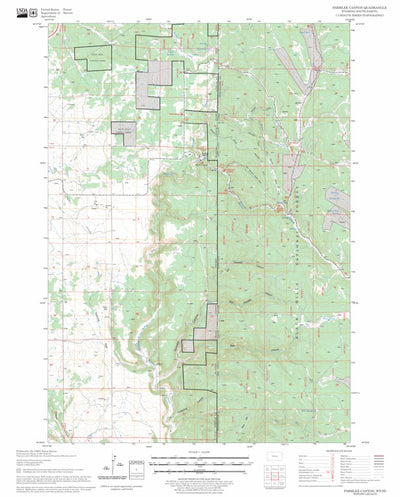 Parmlee Canyon, WY - SD FSTopo Legacy Preview 1