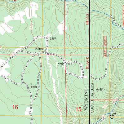 Parmlee Canyon, WY - SD FSTopo Legacy Preview 2