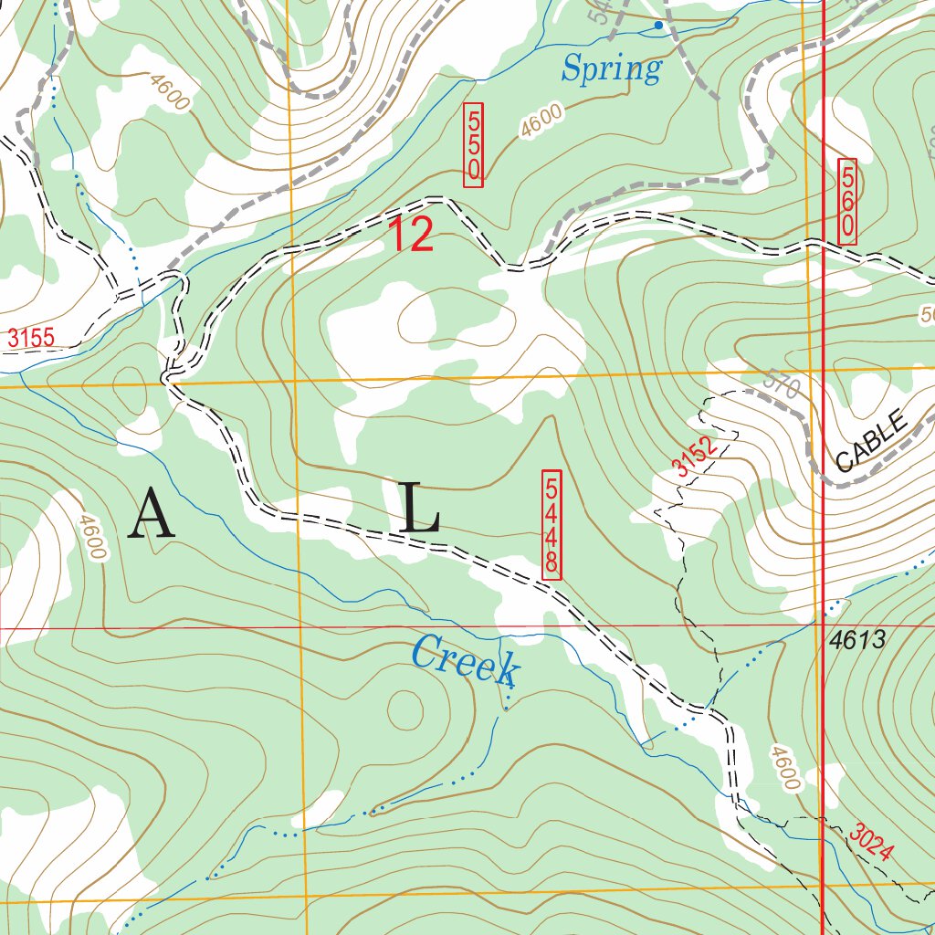 Pearson Ridge, OR FSTopo Legacy Map by US Forest Service - Topo ...