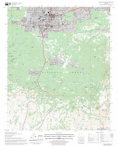 Payson South, AZ FSTopo Legacy Preview 1