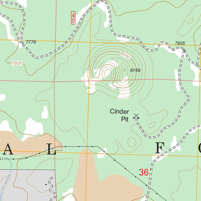 Paxton Springs, NM FSTopo Legacy Preview 2