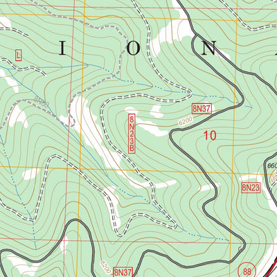 Peddler Hill, CA FSTopo Legacy Preview 2
