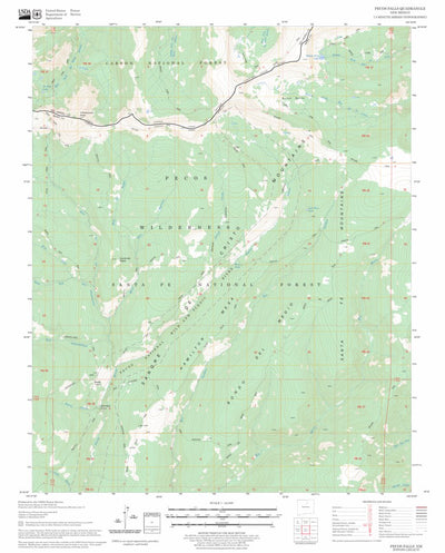 Pecos Falls, NM FSTopo Legacy Preview 1