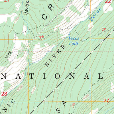 Pecos Falls, NM FSTopo Legacy Preview 2