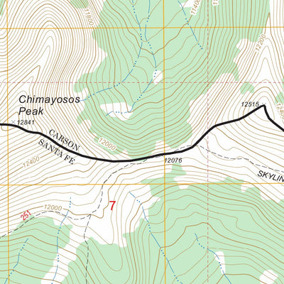 Pecos Falls, NM FSTopo Legacy Preview 3