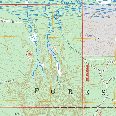 Pendills Lake, MI FSTopo Legacy Preview 3