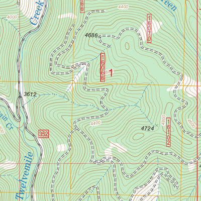 Penrose Peak, MT FSTopo Legacy Preview 3