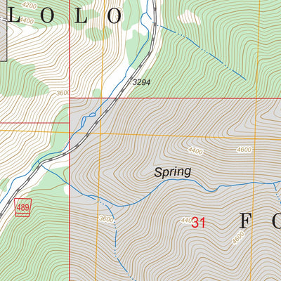 Petty Mountain, MT FSTopo Legacy Preview 2