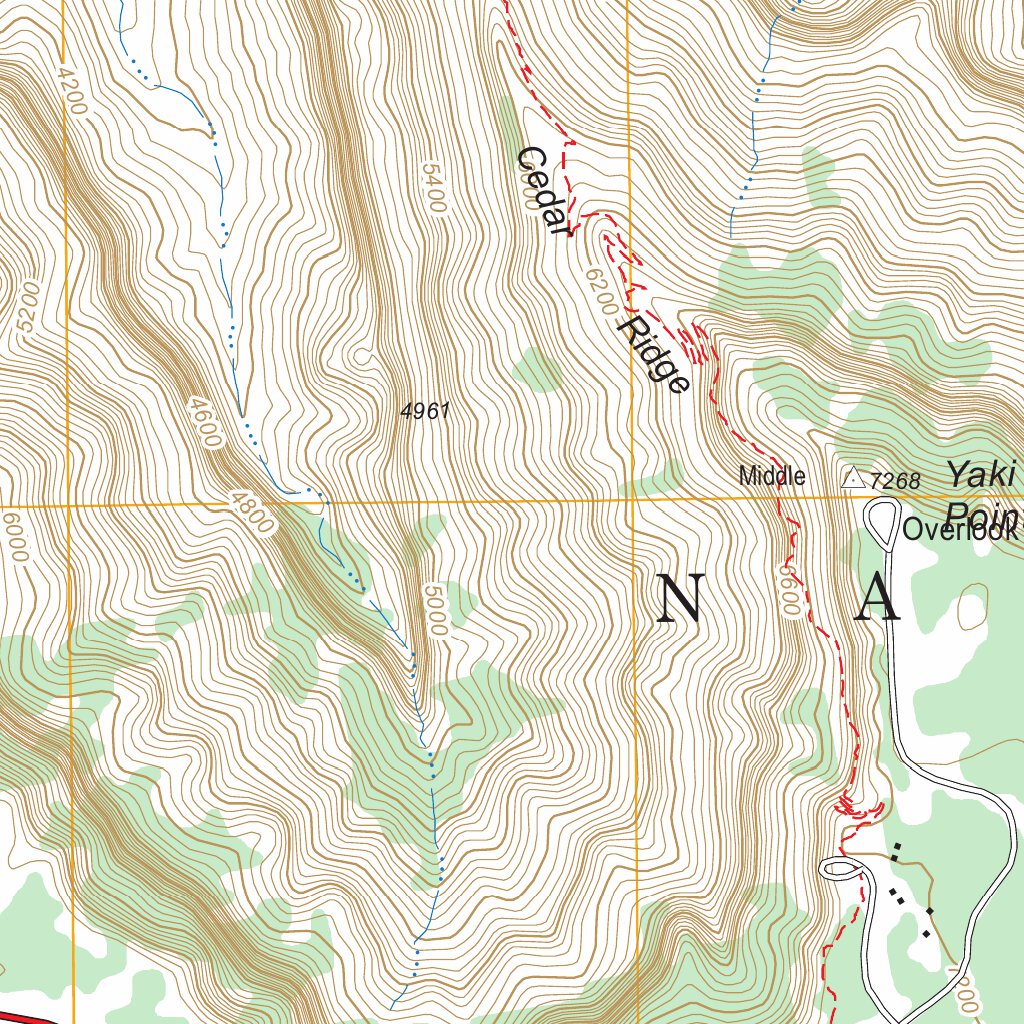 Phantom Ranch, AZ FSTopo Legacy Map by US Forest Service - Topo ...