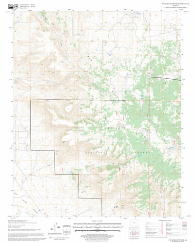 Picacho Butte SE, AZ FSTopo Legacy Preview 1