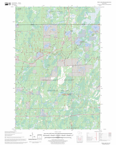 Pike Lake NW, WI FSTopo Legacy Preview 1