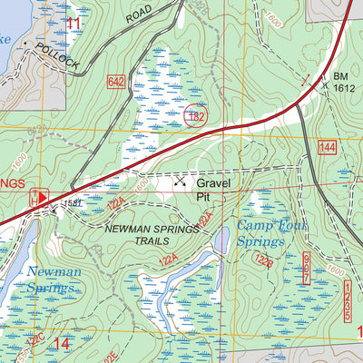 Pike Lake NW, WI FSTopo Legacy Preview 3