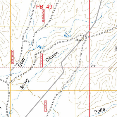 Picketpost Mountain, AZ FSTopo Legacy Preview 2
