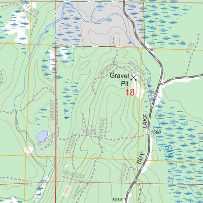 Pike Lake SW, WI FSTopo Legacy Preview 3