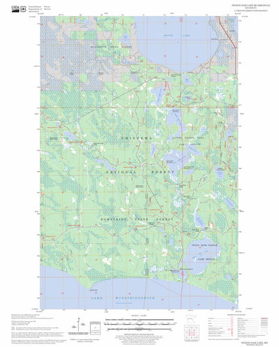 Pigeon Dam Lake, MN FSTopo Legacy Preview 1