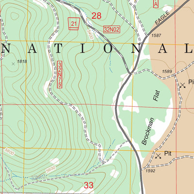Pikes Point, CA FSTopo Legacy Preview 3