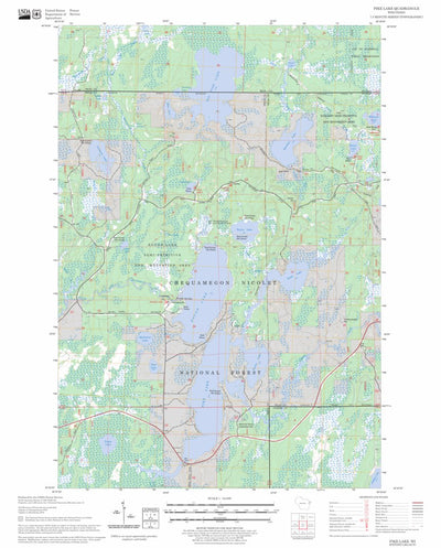 Pike Lake, WI FSTopo Legacy Preview 1