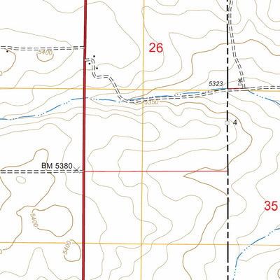 Pine Bluffs SE, WY - NE FSTopo Legacy Preview 2