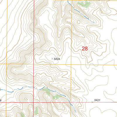 Pine Bluffs SE, WY - NE FSTopo Legacy Preview 3