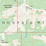 Pine Creek Mountain, OR FSTopo Legacy Preview 2