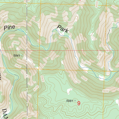 Pine Park, UT - NV FSTopo Legacy Preview 3