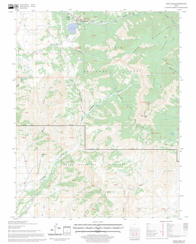 Pine Lake, UT FSTopo Legacy Preview 1