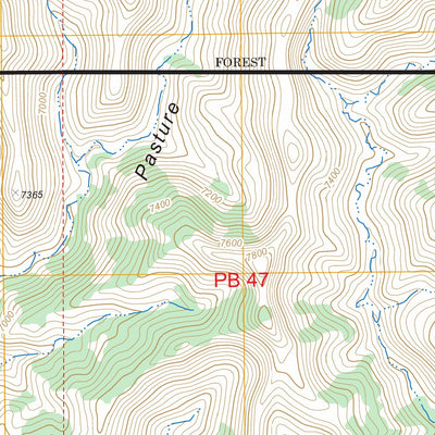 Pine Lake, UT FSTopo Legacy Preview 3