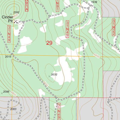 Pine Creek Valley, CA FSTopo Legacy Preview 3