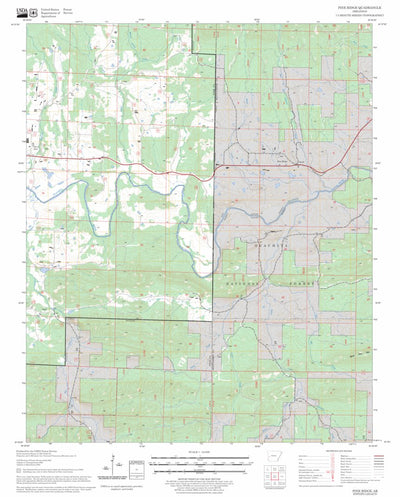 Pine Ridge, AR FSTopo Legacy Preview 1