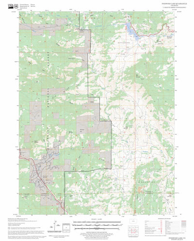 Pinewood Lake, CO FSTopo Legacy Preview 1