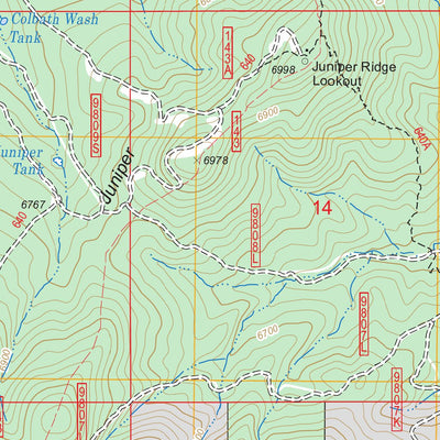 Pinedale, AZ FSTopo Legacy Preview 3