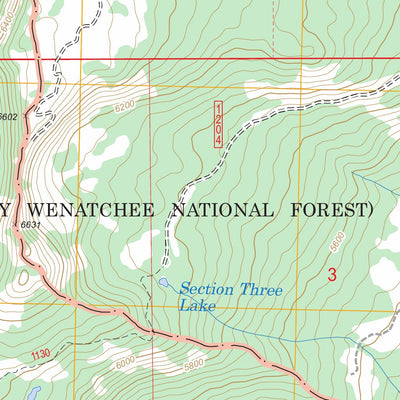 Pinegrass Ridge, WA FSTopo Legacy Preview 2