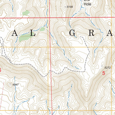 Piney Canyon SE, WY FSTopo Legacy Preview 2