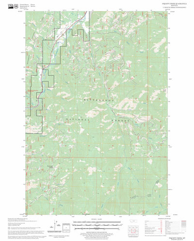 Piquett Creek, MT FSTopo Legacy Preview 1