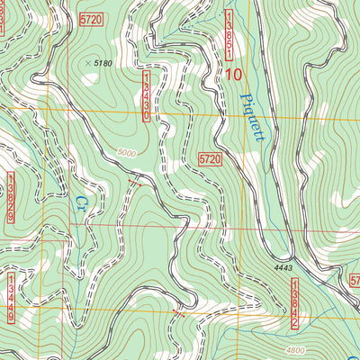 Piquett Creek, MT FSTopo Legacy Preview 3