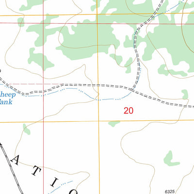 Piute Point, AZ FSTopo Legacy Preview 2