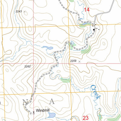 Pitt Creek, ND FSTopo Legacy Preview 3